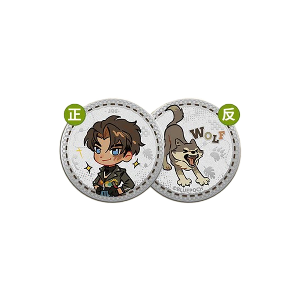 리버스 1999 공식 홍산 동물원 콜라보 숲속 관측 시리즈 양면 메탈 기념 주화 코인 제이