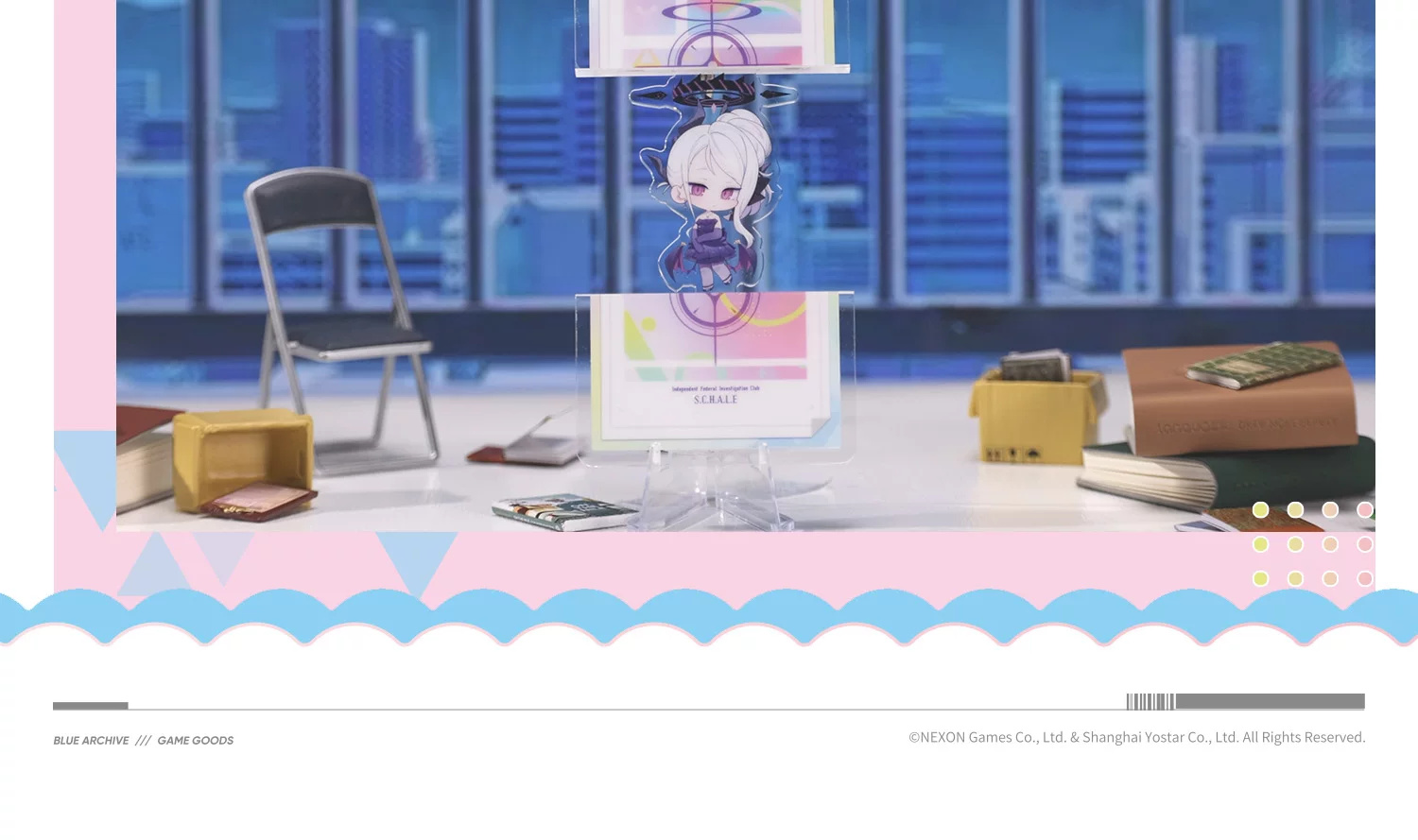 Blue Archive — Festival Recruitment merchandise comparison and detail view.