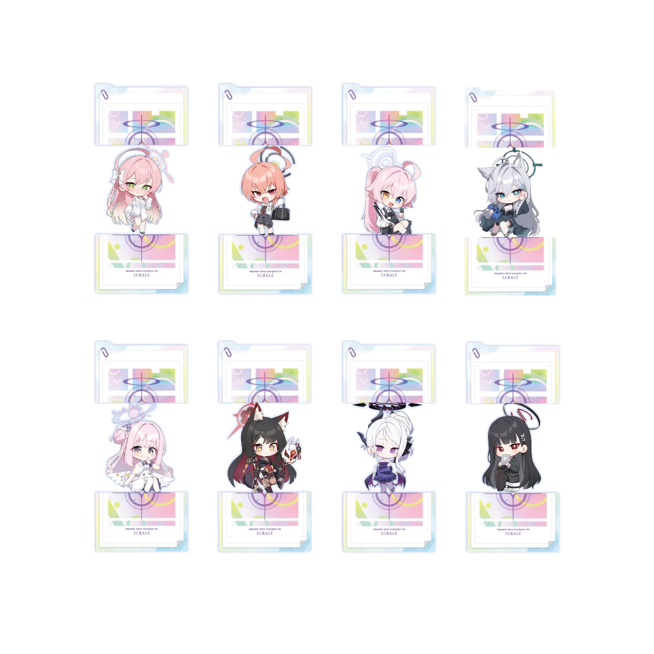 Blue Archive — Festival Recruitment merchandise comparison and detail view.